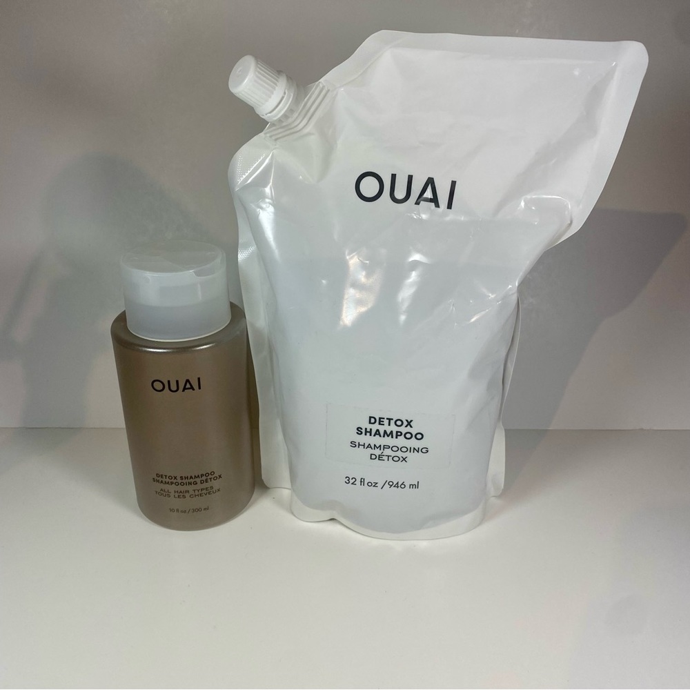 OUAI Detox Shampoo with Refill Bag
